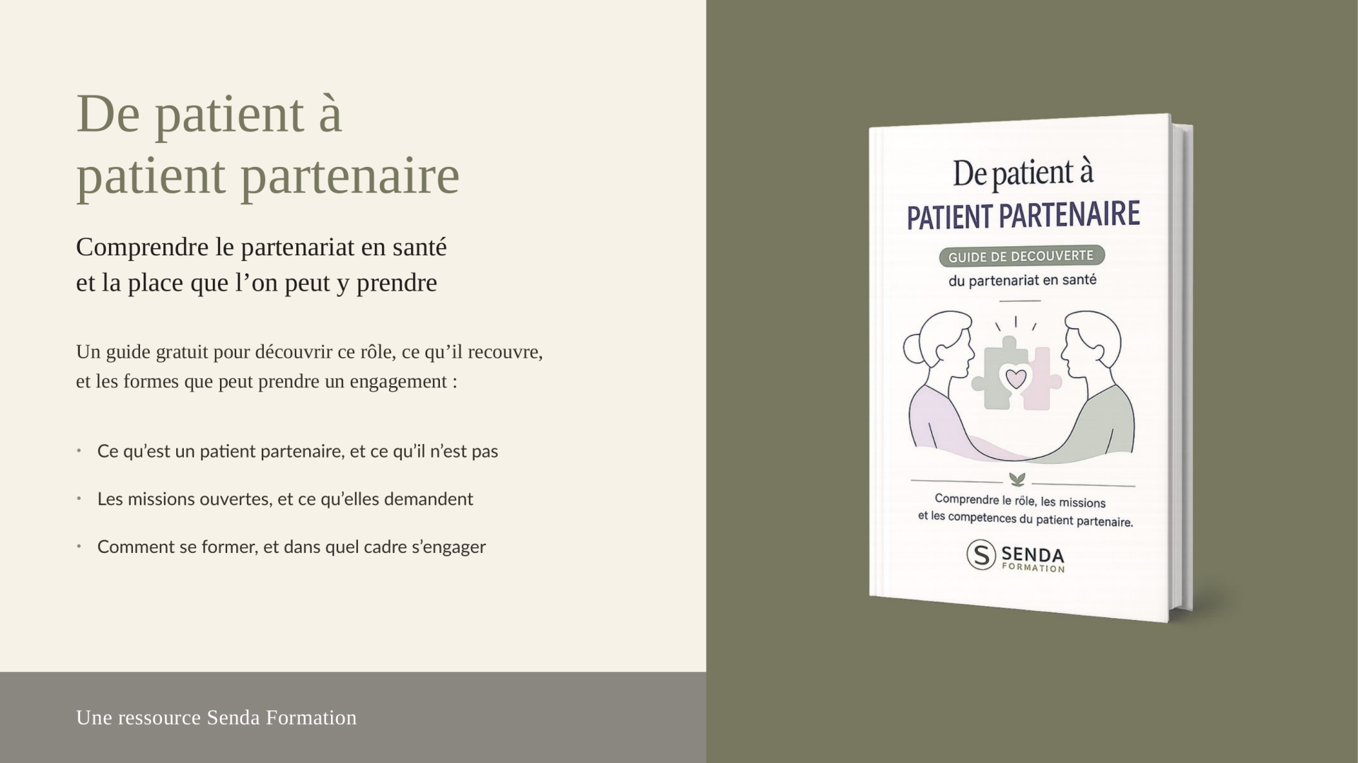 Couverture du livre blanc De patient à patient partenaire